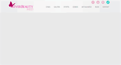 Desktop Screenshot of 4everbeauty.pl