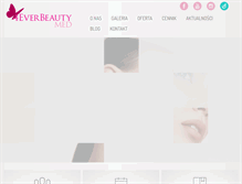 Tablet Screenshot of 4everbeauty.pl